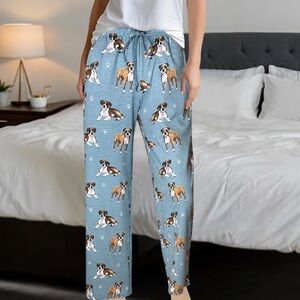 🐾Boxer Dog Adult Unisex Pajama Bottoms – Comfies by E&S PETS🐾 ~Size Large
